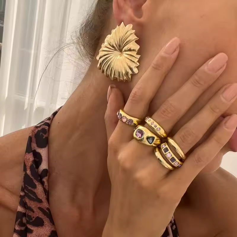 Anillos Cristales (6 piezas)
