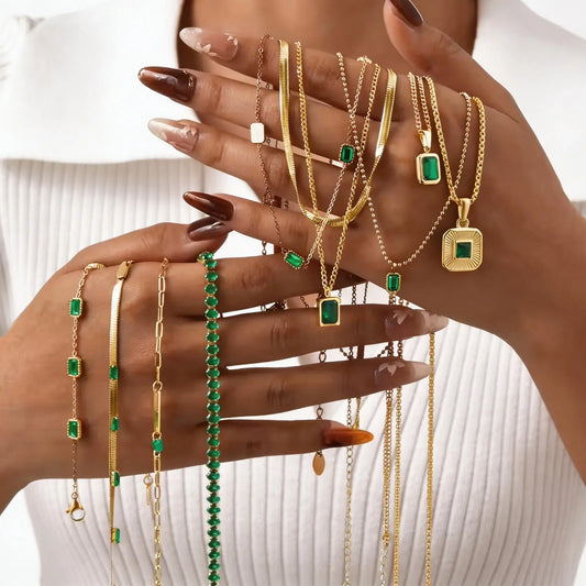 Pulsera Esmeralda de Minas