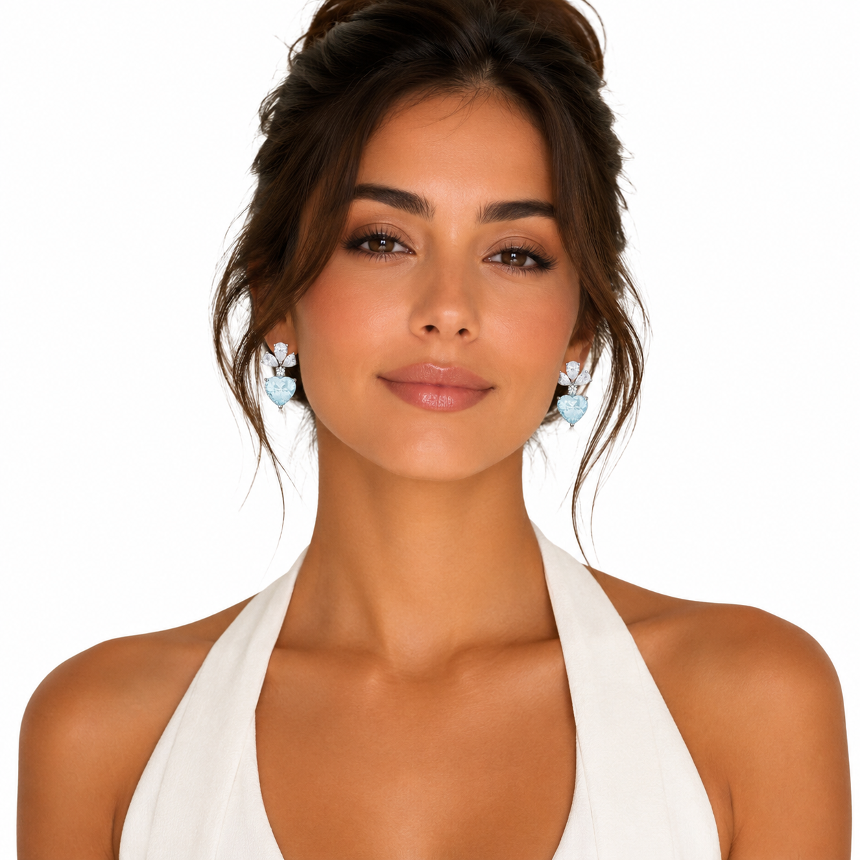 Pendientes Acqua Marina