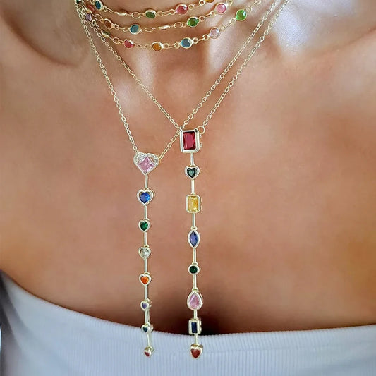Collar Rainbow Hearts