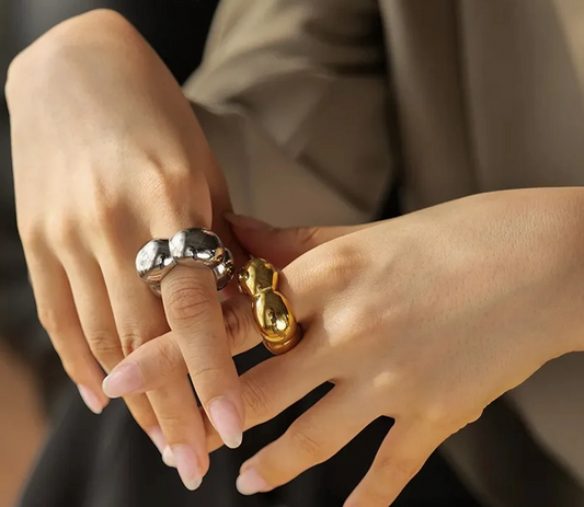 Anillo Silvia Plateado
