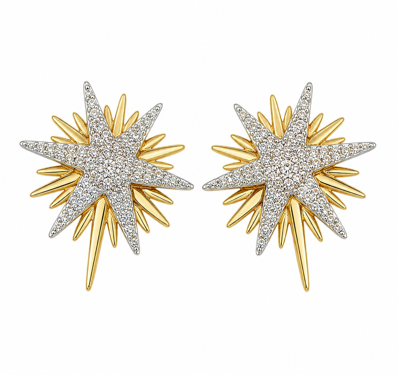 Pendientes Celeste