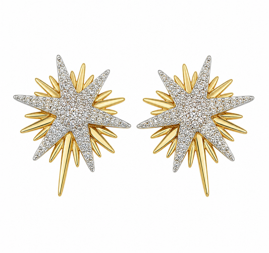 Pendientes Celeste