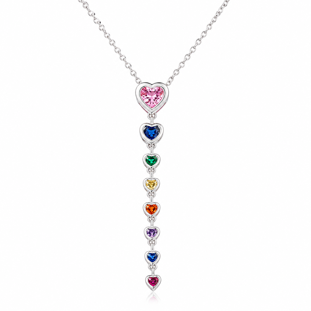 Collar Rainbow Hearts