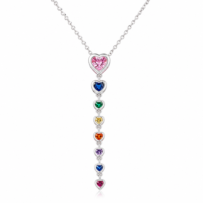 Collar Rainbow Hearts