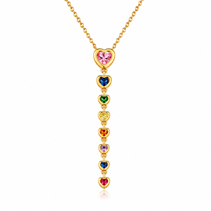 Collar Rainbow Hearts