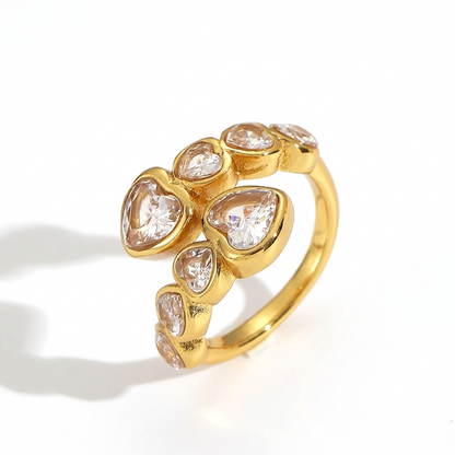 Anillo Corazones
